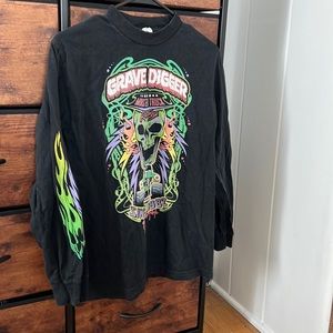 Retro Grave Digger Shirt